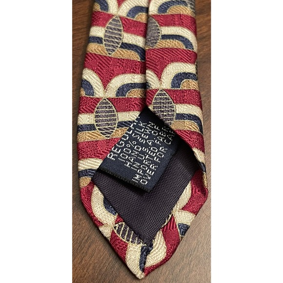 Land’s End Direct Merchants, Hand Sewn, 100% Silk, Men’s Meck Tie, Made In Usa - Picture 7 of 9